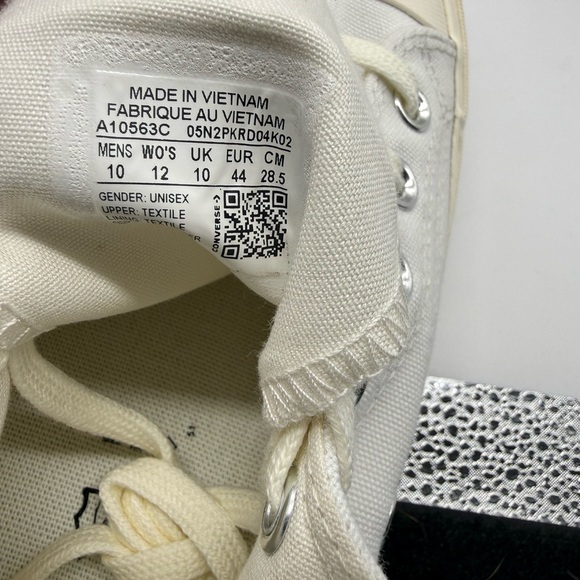Converse Chuck 70 Textured Hi / White / Vintage White - Egret - Picture 12 of 12
